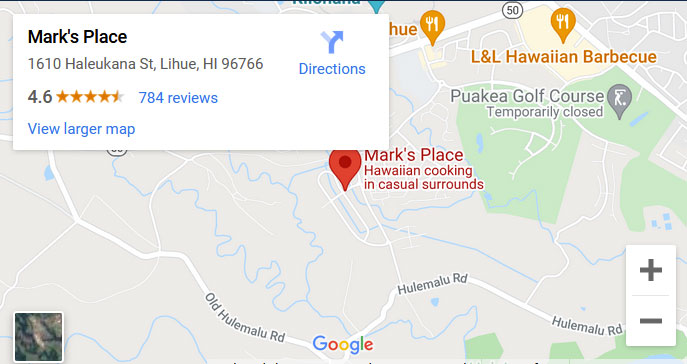 Mark's Place Location Map